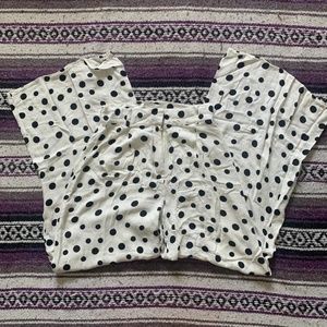 Forever 21 Polka Dot Wide Leg Pants